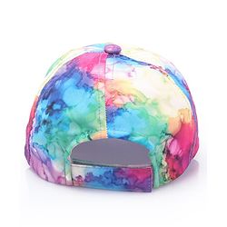 Babyhug Cotton Knit Summer Cap Tie & Die Pattern - Multicolour