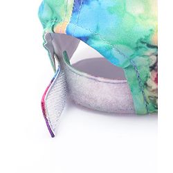 Babyhug Cotton Knit Summer Cap Tie & Die Pattern - Multicolour
