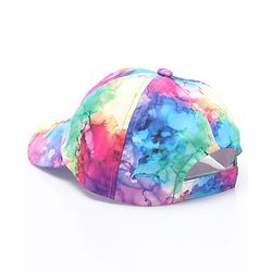 Babyhug Cotton Knit Summer Cap Tie & Die Pattern - Multicolour