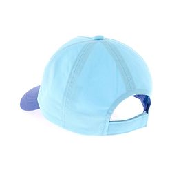 Babyhug Cotton blend Summer Caps Helicopter Print- Sky Blue