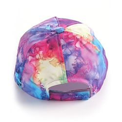 Babyhug Cotton Blend Woven Summer Cap - Multicolour