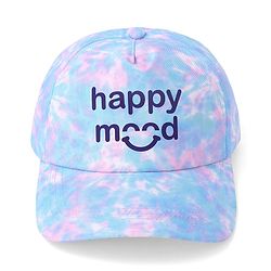 Babyhug Cotton Blend Summer Cap Text Print- Multicolor