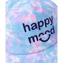 Babyhug Cotton Blend Summer Cap Text Print- Multicolor