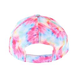 Babyhug Cotton Blend Summer Cap Text Print- Pink