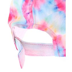 Babyhug Cotton Blend Summer Cap Text Print- Multicolor