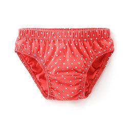 Babyhug 100% Cotton Antibacterial Panties With Floral Print Pack of 3 - Multicolour