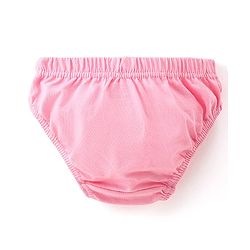 Babyhug 100% Cotton Antibacterial Panties With Floral Print Pack of 3 - Multicolour