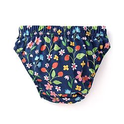 Babyhug 100% Cotton Antibacterial Panties With Floral Print Pack of 3 - Multicolour