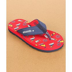 Cute Walk by Babyhug Slip On Flip Flops  - Red