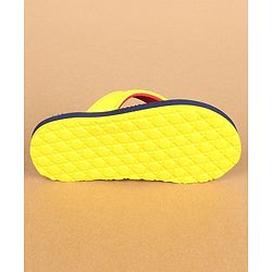 Cute Walk by Babyhug Flip Flops with Back Strap Vehicle Print - Navy Blue