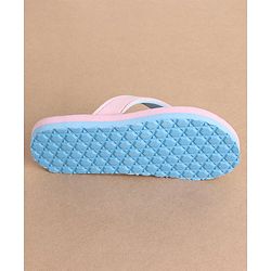 Cute Walk by Babyhug Slip On Flip Flops Stripes & Whale Print- Pink