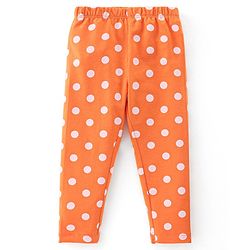 Babyhug Cotton Lycra Knit Full Length Stretchable Leggings Floral Print Pack Of 3 - Multicolor