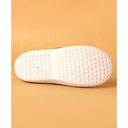 Cute Walk by Babyhug Casual Shoes with Velcro Closure & Dino Print- Green