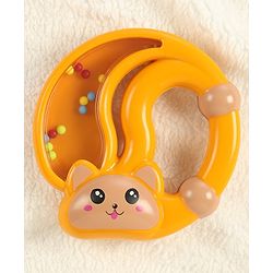 Babyhug Squirrel Shape Baby Rattle - Orange