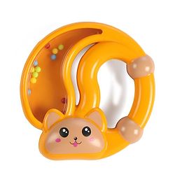 Babyhug Squirrel Shape Baby Rattle - Orange