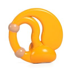 Babyhug Squirrel Shape Baby Rattle - Orange