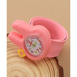 Babyhug Free Size Analog Watch - Pink