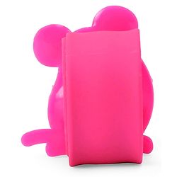 Babyhug Free Size Mice Shaped Analog Watch - Dark Pink