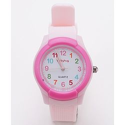 Babyhug Free Size Analog Quartz Watch - Pink
