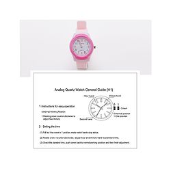 Babyhug Free Size Analog Quartz Watch - Pink