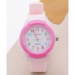 Babyhug Free Size Analog Quartz Watch - Pink