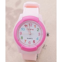 Babyhug Free Size Analog Quartz Watch - Pink