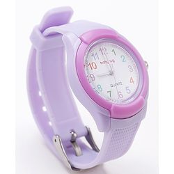 Babyhug Free Size Analog Quartz Watch - Pink