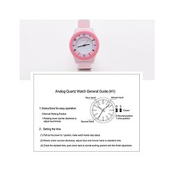 Babyhug Free Size Analog Watch - Pink