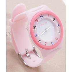 Babyhug Free Size Analog Watch - Pink