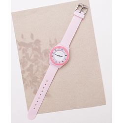 Babyhug Free Size Analog Watch - Pink