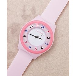 Babyhug Free Size Analog Watch - Pink