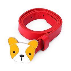 Babyhug Puppy Faced Free Size Belt - Red