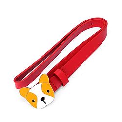 Babyhug Puppy Faced Free Size Belt - Red