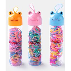 Babyhug Rubber Bands & Scrunchies Sets Free Size Pack Of 3 - Multicolor