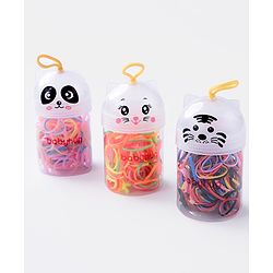 Babyhug Rubber Bands & Scrunchies Sets Free Size Pack Of 3 - Multicolor