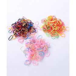 Babyhug Rubber Bands & Scrunchies Sets Free Size Pack Of 3 - Multicolor