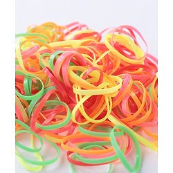 Babyhug Rubber Bands & Scrunchies Sets Free Size Pack Of 3 - Multicolor