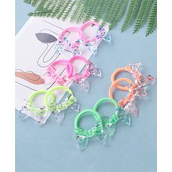 Babyhug Rubber Bands & Scrunchies Sets  Pack of 10 - Multicolour