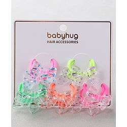 Babyhug Rubber Bands & Scrunchies Sets  Pack of 10 - Multicolour