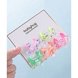 Babyhug Rubber Bands & Scrunchies Sets  Pack of 10 - Multicolour