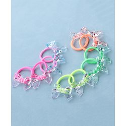 Babyhug Rubber Bands & Scrunchies Sets  Pack of 10 - Multicolour