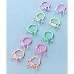 Babyhug Rubber Bands & Scrunchies Sets  Pack of 10 - Multicolour