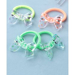 Babyhug Rubber Bands & Scrunchies Sets  Pack of 10 - Multicolour