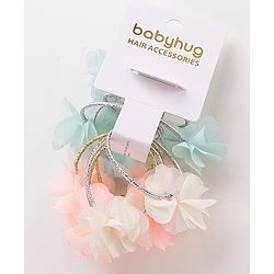 Babyhug Free Size Rubber Band Pack of 10 - Multicolor