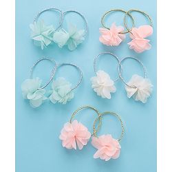 Babyhug Free Size Rubber Band Pack of 10 - Multicolor
