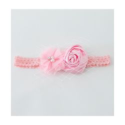Babyhug Free Size Headbands With Flower Applique Pack of 3- Multicolor