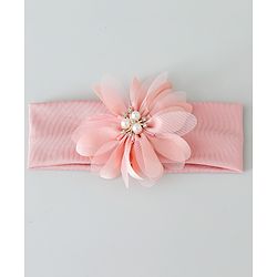 Babyhug Headbands with Floral Applique Pack of 3 - Multicolor