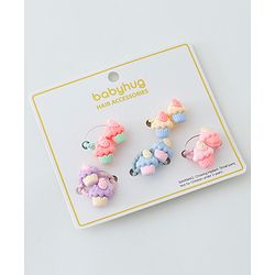 Babyhug Rubber Bands & Scrunchies Sets Pack of 10 - Multicolour