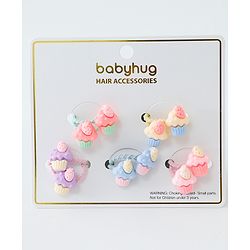 Babyhug Rubber Bands & Scrunchies Sets Pack of 10 - Multicolour