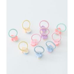 Babyhug Rubber Bands & Scrunchies Sets Pack of 10 - Multicolour